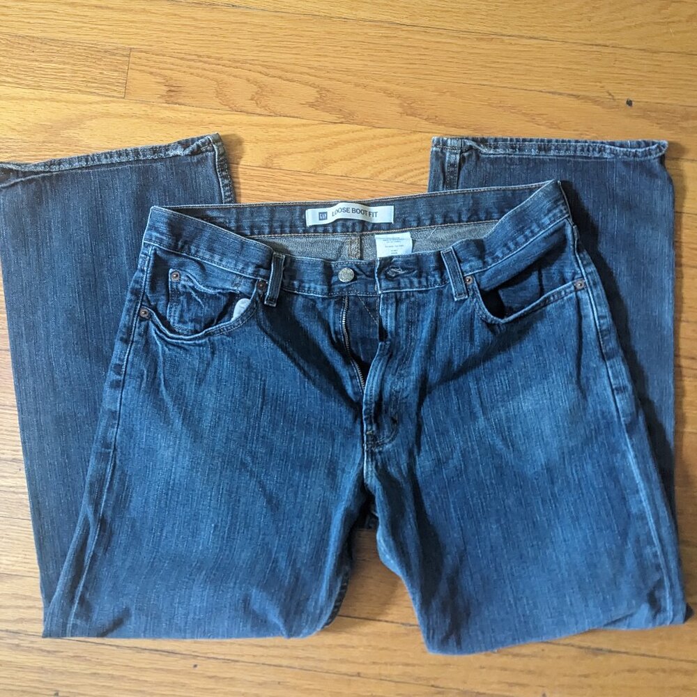 Gap Men's Loose Boot Fit Jeans 34x30